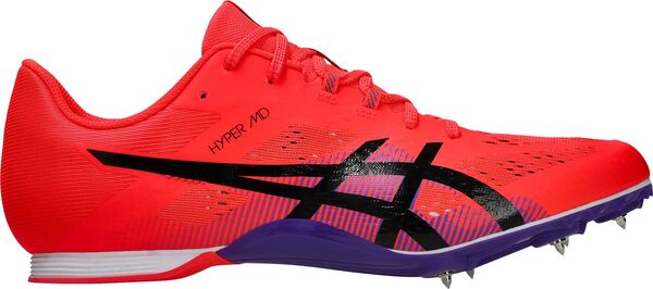 アシックス メンズ シューズ スニーカー ASICS Hyper MD 8 Track and Field Shoes Flash Red/Black 黒いこと