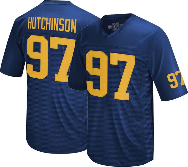レトロブランド メンズ トップス シャツ ジャージー Retro Brand Men's Michigan Wolverines Aidan Hutchinson #97 Blue Replica Football Jersey NoColor ブルー 27,232円