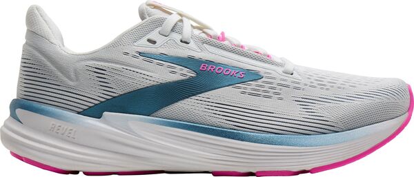 ブルックス レディース シューズ スニーカー Brooks Women's Revel 8 Running Shoes White/Grey ホワイト