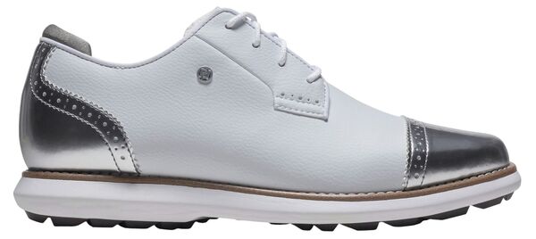 フットジョイ レディース シューズ スニーカー FootJoy Women's Traditionspikeless Golf Shoes White/Platinum ホワイト｜ReVida 店