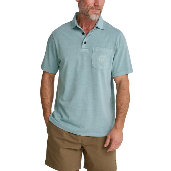 ハウラーブラザーズ メンズ トップス ポロシャツ Howler Brothers Men's Pilgrimage Polo Riviera Blue ブルー|ReVida 店