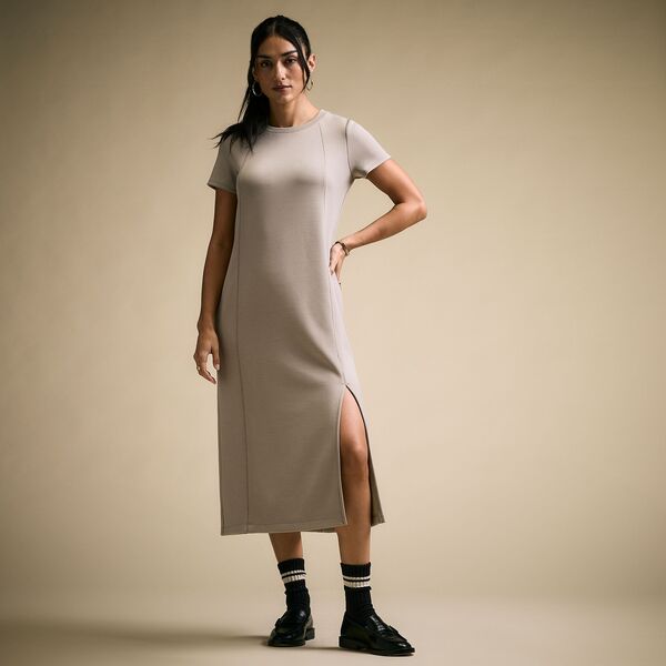 キャリー レディース トップス ワンピース ミディ CALIA Women'sandwash Paneled Midi Dress Khaki カーキ|ReVida 店
