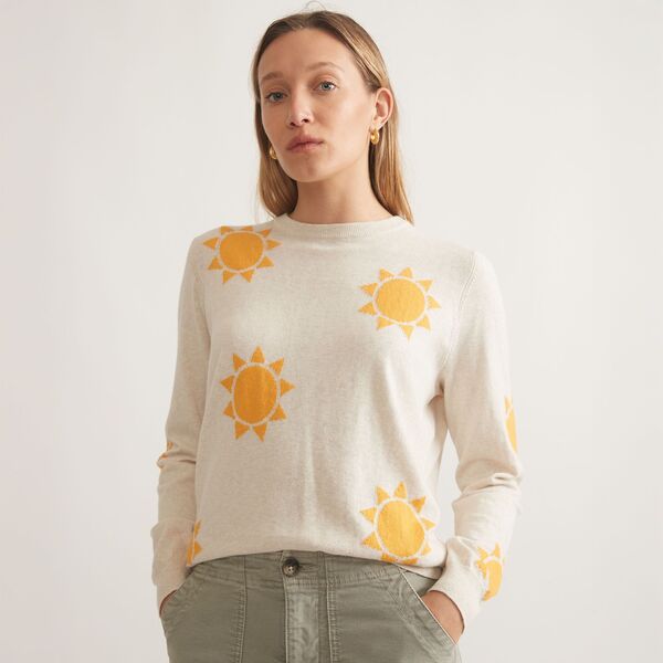 マリーン レイヤー レディース アウター ニット・セーター Marine Layer Women's Icon Sweater Sun Print