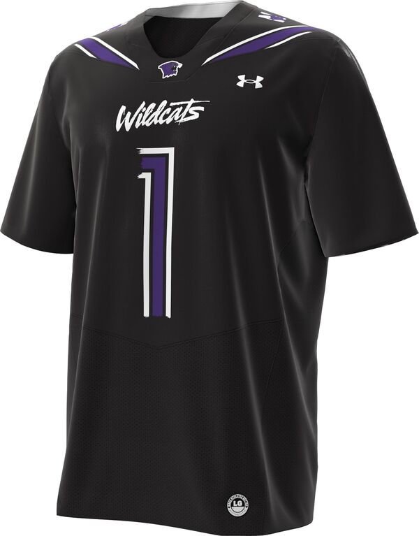アンダーアーマー メンズ トップス シャツ ジャージー Under Armour Men's Northwestern Wildcats Black Special Game Replica Jersey NoColor ブラック