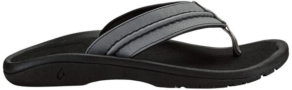 オルカイ メンズ シューズ スニーカー OluKai Men\u0027s Hokua Flip Flop Rock/Black 黒いこと