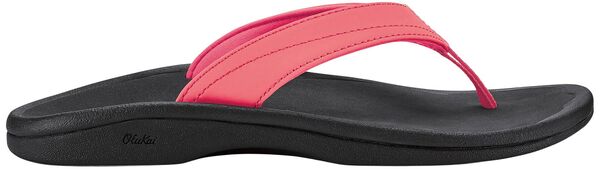 オルカイ レディース シューズ スニーカー OluKai Women's ‘ Ohana Flip Flop Hot Pink/Black ブラック