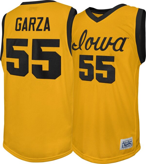 レトロブランド メンズ トップス シャツ ジャージー Retro Brand Men's Iowa Hawkeyes Luka Garza #55 Gold Replica Basketball Jersey NoColor ゴールド