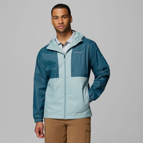 コロンビア メンズ アウター ジャケット・ブルゾン Columbia Men's Glenbrook Bend Rain Jacket Everblue/Crushed Blue ブルー|ReVida 店