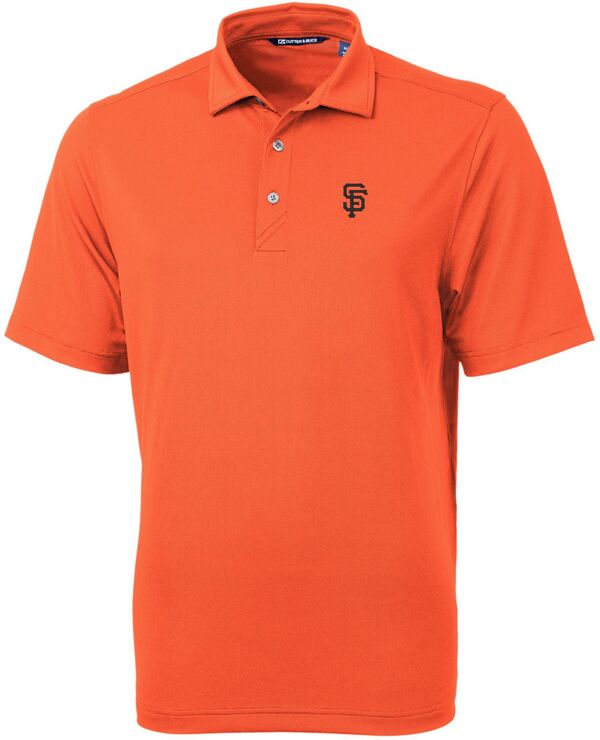 カッターアンドバック メンズ トップス ポロシャツ Cutter & Buck Men'san Francisco Giants Orange Virtueco Pique Polo NoColor オレンジ|ReVida 店