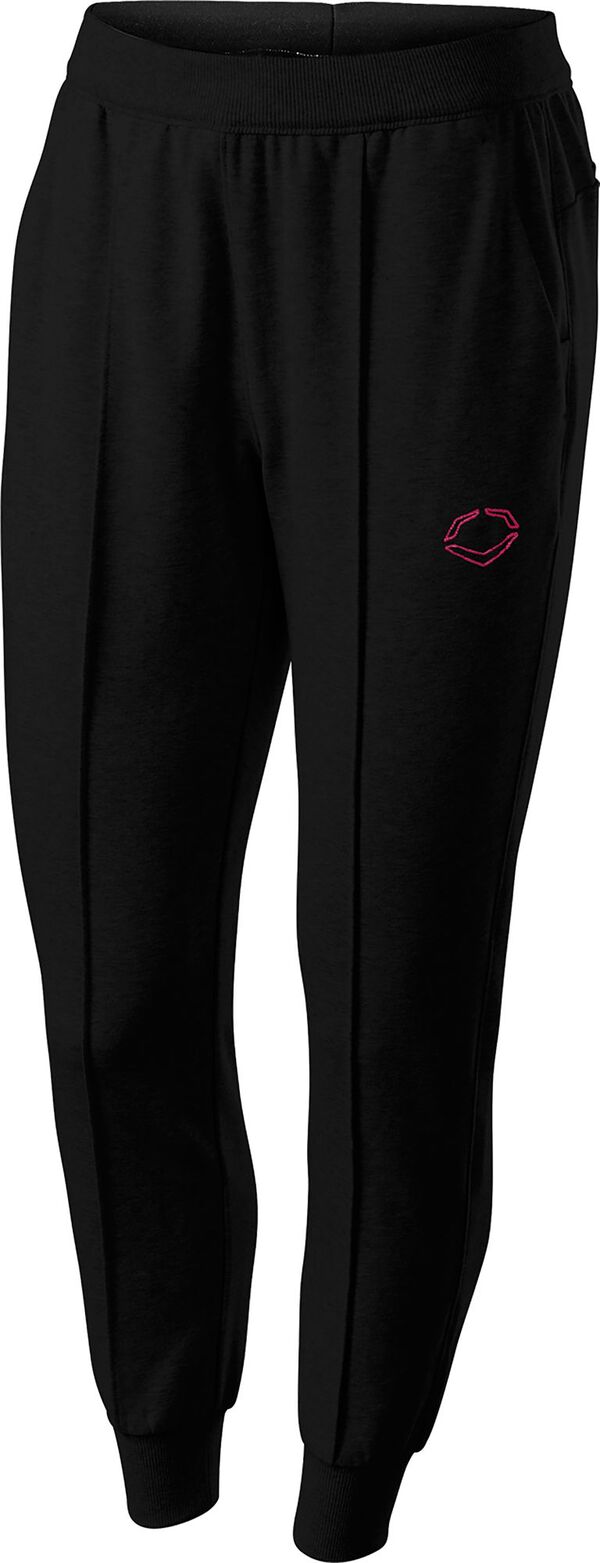 エボシールド レディース ボトムス レギンス パイル フリース EvoShield Women's Pop Color Terry Fleece Jogger Black ブラック｜ReVida 店