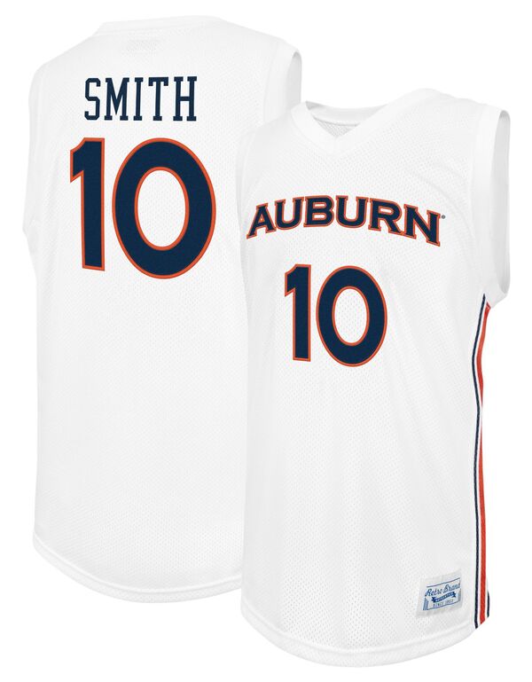 レトロブランド メンズ トップス シャツ ジャージー Retro Brand Men's Auburn Tigers Jabari Smith Jr. #10 White Replica Basketball Jersey NoColor ホワイト