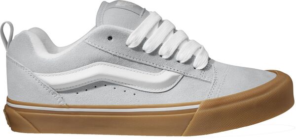 バンズ メンズ シューズ スニーカー Vans Knu Skool Shoes Ash Grey/White 白いこと