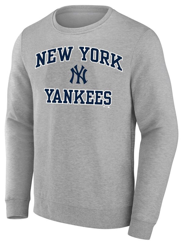 ファナティクス レディース トップス Tシャツ クルーネック トール フリース Fanatics MLB Adult New York Yankees Grey Big and Tall 'Heart N Soul' Fleece Crewneck T-Shirt NoColor グレー｜ReVida 店 16,316円