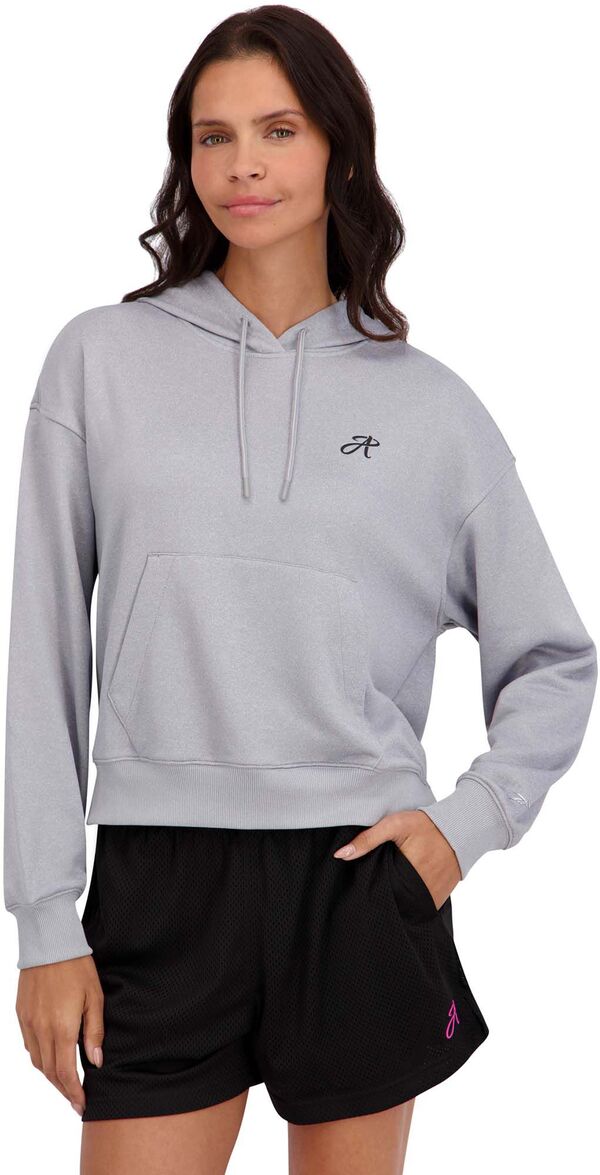 リーボック レディース アウター パーカー・スウェット シャツ Reebok Women's Angel Reese Hooded Sweatshirt Grey HTR グレー