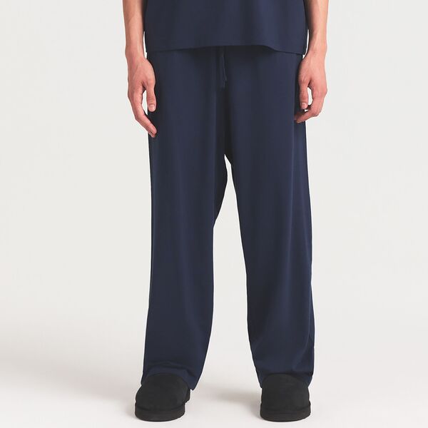 スキムズ メンズ ボトムス 心地好いズボン下 引っ切りない ティーシャツ SKIMS Men\u0027s Jersey Lounge Straight Leg Pants Navy 米国海軍 メンズファッション-ズボン・パンツ