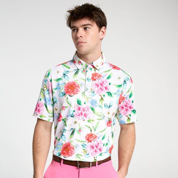 ウォルターヘーゲン メンズ トップス スポーツシャツ 刷り上げる Walter Hagen Men\u0027s Performance 11 Bloom Printed Golf Polo Charming Floral