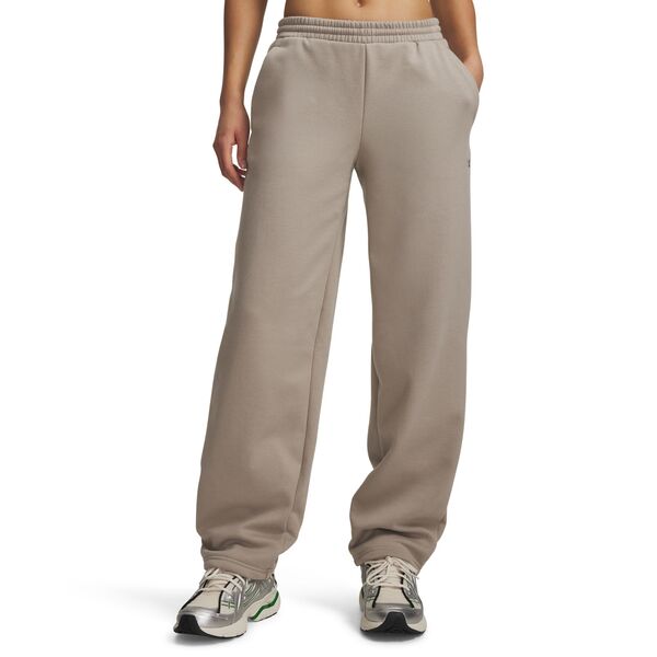 アンダーアーマー レディース ボトムス 心地好いズボン下 フリース Under Armour Women\u0027s Icon Fleece Relaxed Pants Timberwolf Taupe/Timberwolf Taupe トープ ボトムス-レディースファッション