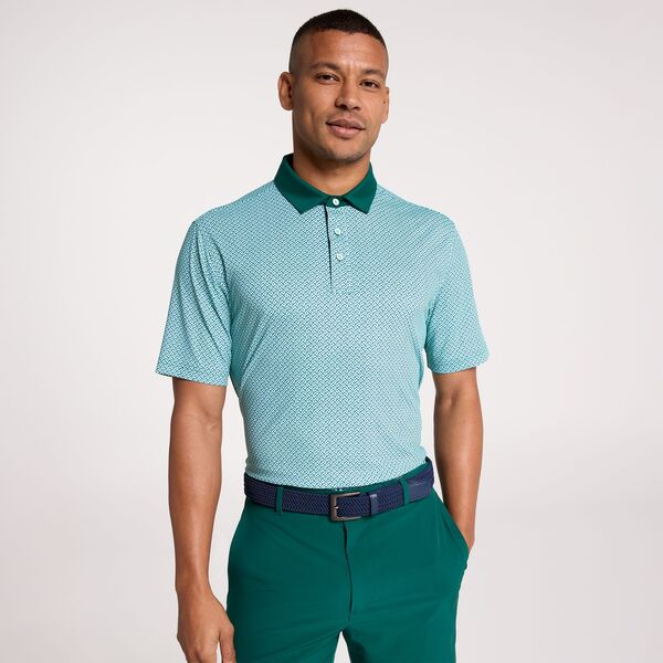 ウォルターヘーゲン メンズ トップス スポーツシャツ 刷り上げる Walter Hagen Men\u0027s Performance 11 Novelty Print Golf Polo Confetti Geo Sweet Mint ペパーミント