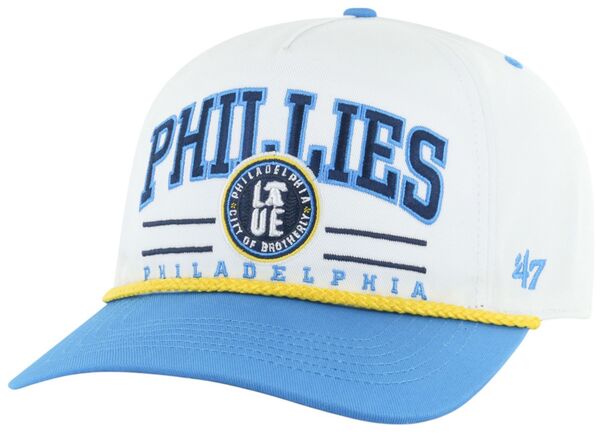 フォーティーセブン レディース アクセサリー 帽子 '47 Adult Philadelphia Phillies White Roscoe Rope Hitch Adjustable Hat NoColor ホワイト