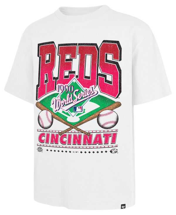 フォーティーセブン メンズ トップス Tシャツ '47 Adult Cincinnati Reds White Foundation All Star Game T-Shirt NoColor ホワイト｜ReVida 店 14,045円