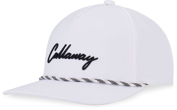 キャラウェイ メンズ アクセサリー 帽子 Callaway Adult Birdie Putt Rope Golf Hat White ホワイト