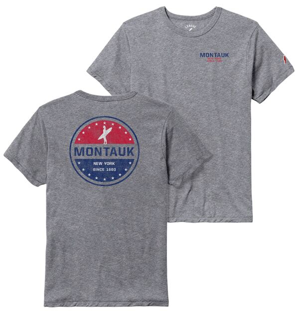 リーグレガシー メンズ トップス Tシャツ グラフィック League-Legacy Unisex Montauk Grey Graphic T-Shirt NoColor グレー|ReVida 店