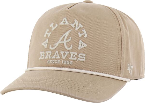 フォーティーセブン メンズ アクセサリー 帽子 '47 Adult Atlanta Braves Khaki Ranchero Hitch Adjustable Hat NoColor カーキ