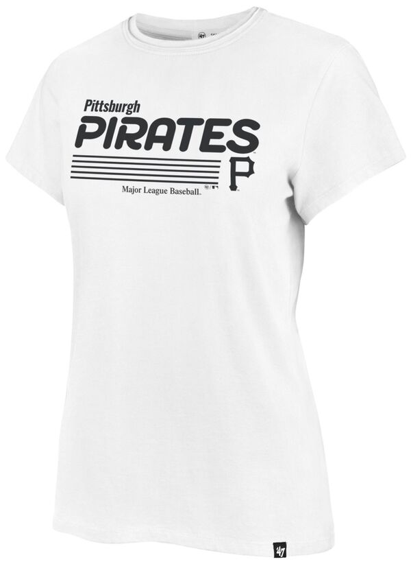 フォーティーセブン レディース トップス ティーシャツ \u002747 Women\u0027s Pittsburgh Pirates White Frankie Harmonize T-Shirt NoColor 白いこと Tシャツ・カットソー-レディースファッション