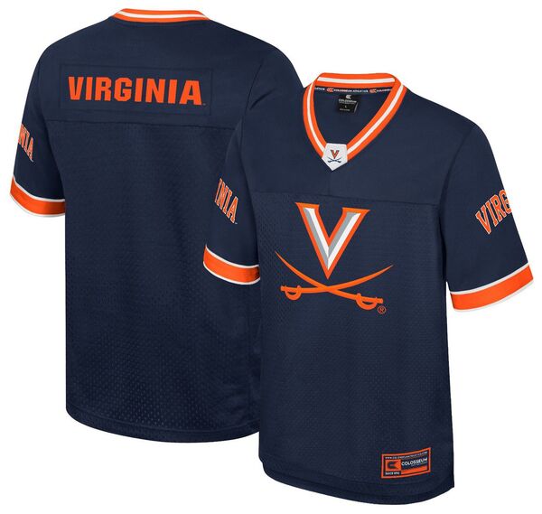 コロシアム メンズ トップス シャツ ジャージー Colosseumen's Virginia Cavaliers Navy Hits Football Jersey NoColor ネイビー 14,785円