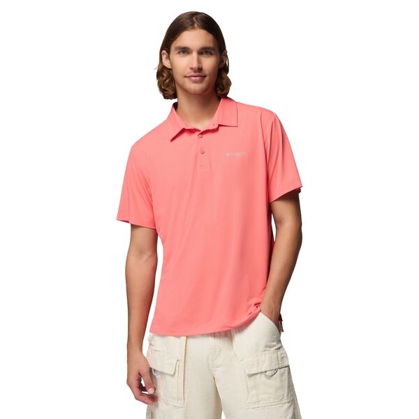 コロンビア メンズ トップス ポロシャツ Columbia Men'solar Stream Polo Melonade|ReVida 店