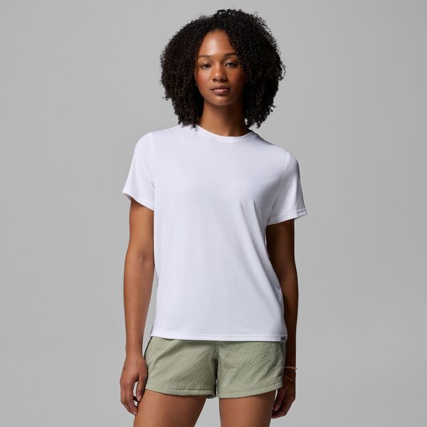 コロンビア レディース トップス プルオーバー Columbia Women\u0027s CSC Soft Stretch Short Sleeve T-Shirt White 白いこと