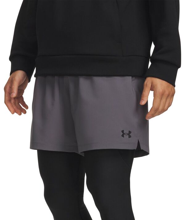 アンダーアーマー メンズ ボトムス ハーフパンツ・ショーツ ショートパンツ Under Armour Men's Vanish 2.0 Woven 6'' Shorts Castlerock/Black ブラック