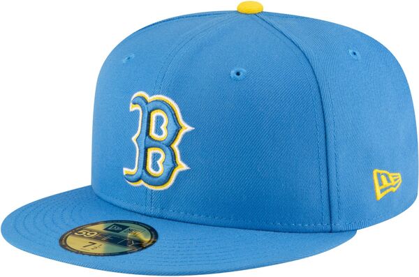 ニューエラ レディース アクセサリー 帽子 New Eradult Boston Red Sox Light Blue 59Fifty Fitted Hat NoColor ブルー｜ReVida 店