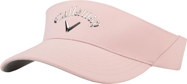 キャラウェイ レディース アクセサリー 帽子 Callaway Women's Liquid Metal Golf Visor Pink/Silver ピンク|ReVida 店