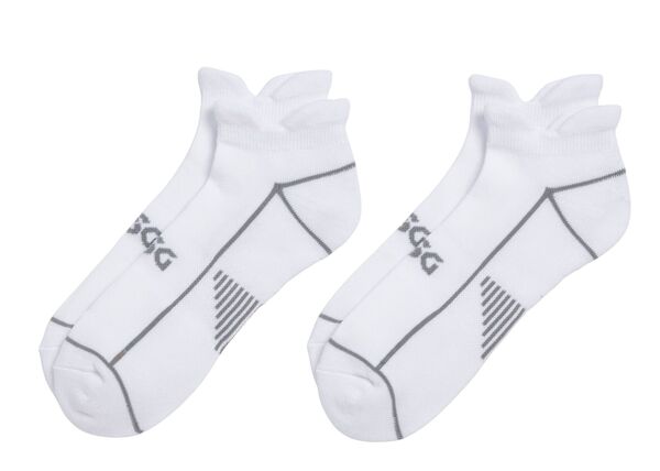 DSG メンズ アンダーウェア 靴下 DSG Run Socks 2 Pack White Combo ホワイト