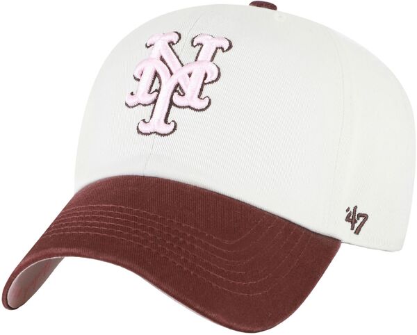 フォーティーセブン メンズ アクセサリー 帽子 '47 Adult New York Mets Cream Clean Up Love Letters Adjustable Hat NoColor クリーム