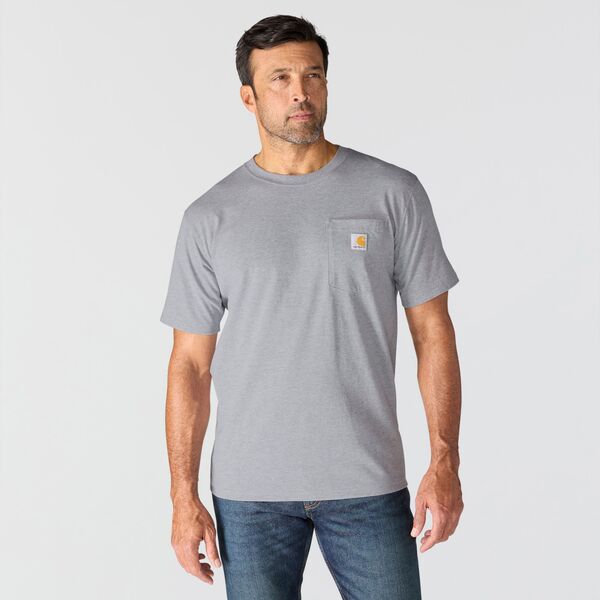 カーハート メンズ トップス Tシャツ Carhartt Men Irvine Horse Short Sleeve T-Shirt Heather Gray グレー