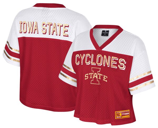 コロシアム レディース トップス シャツ ジャージー Colosseum Women's Iowa State Cyclones Cardinal Posh Jersey NoColor