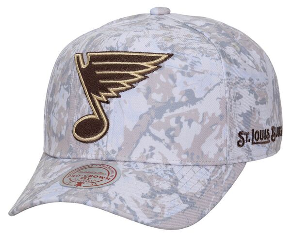 ミッチェル&ネス メンズ アクセサリー 帽子 Mitchell & Ness Men'st. Louis Blues Camo True Timber Pro Crown Snapback Hat NoColor|ReVida 店