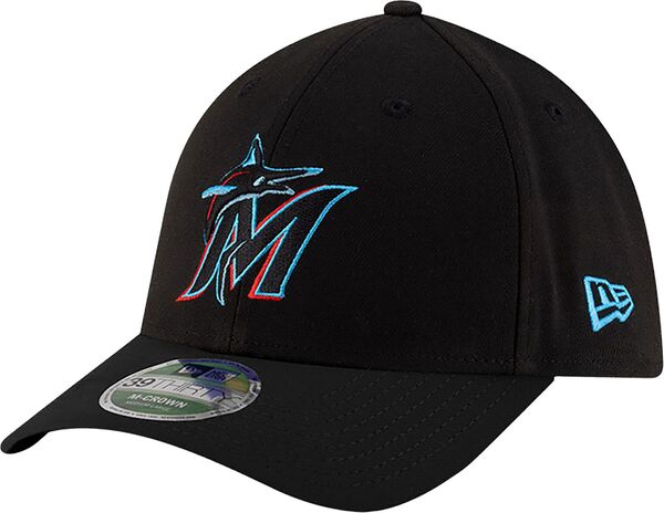ニューエラ レディース アクセサリー 帽子 New Eradult Miami Marlins Black Game 39Thirty Replica Player Hat NoColor ブラック