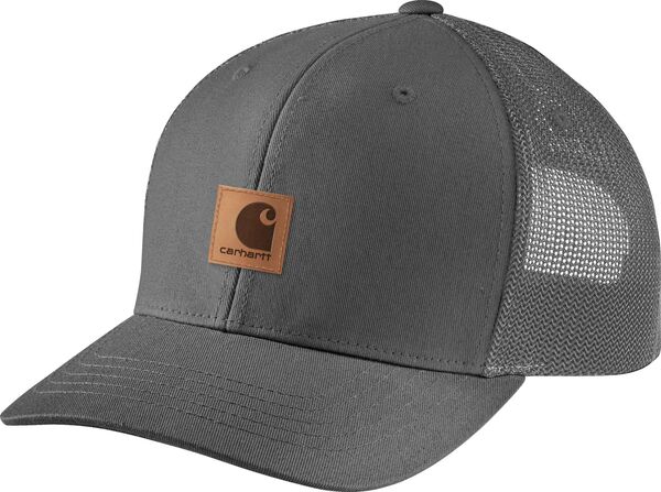 鉄道車両ハート型 レディース 付属品 鳥打ち帽 メッシュ 旗がしら Carhartt Washeduck Mesh-Back Cap Gravel レディース帽子-ハット-帽子