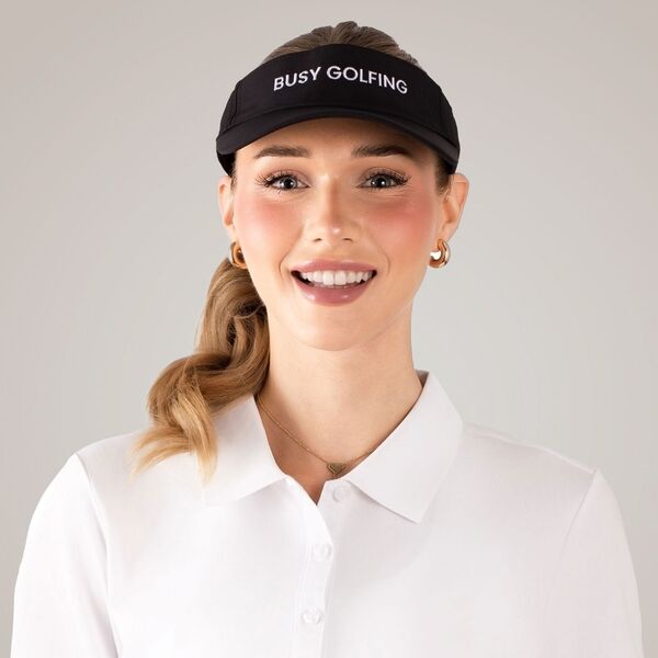 グローブイット レディース アクセサリー 帽子 Glove It Women's Hook And Loop Golf Visor Black ブラック