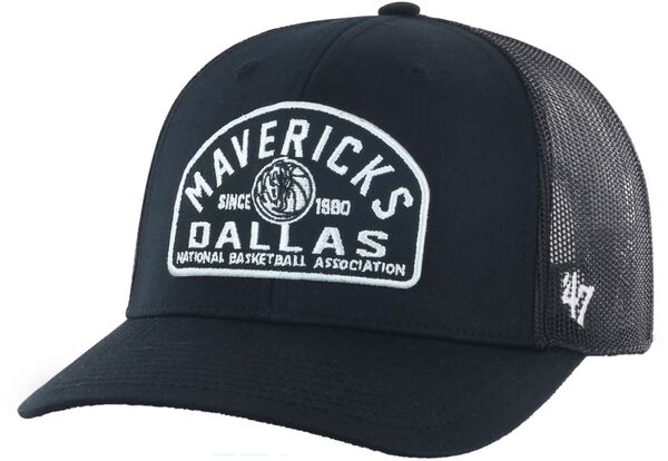 フォーティーセブン レディース アクセサリー 帽子 '47 Adult Dallas Mavericks Black and White Leland Trucker NoColor ホワイト｜ReVida 店