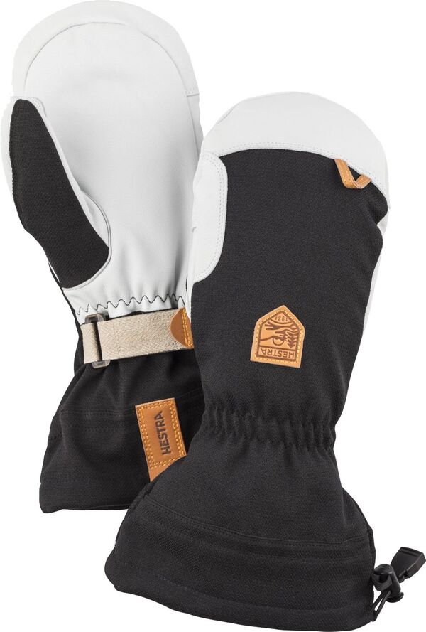 ヘストラ メンズ 付属物 グローブ なめし革 Hestrarmy Leather Patrol Gauntlet Mittens Black 黒いこと