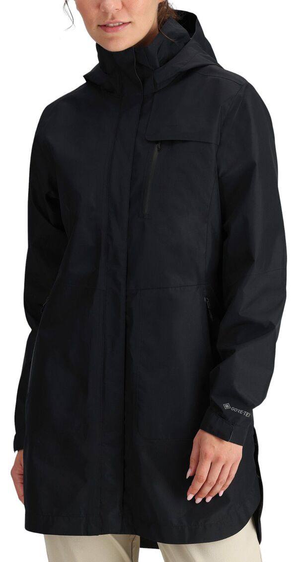 アウトドアリサーチ レディース アウター ジャケット・ブルゾン Outdooresearch Women's Aspire Trench Jacket Black ブラック