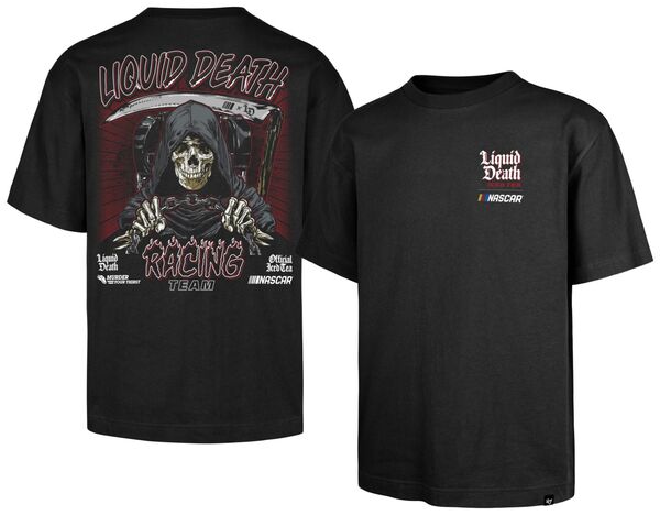 フォーティーセブン メンズ トップス Tシャツ '47 Men's Nascar Black Liquideath Backer Short Sleeve T-Shirt NoColor ブラック