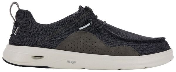ヘイデュード メンズ シューズ スニーカー メッシュ Hey Dude Men\u0027s Wally Hey2O Meshoe Black/Monument Grey 黒いこと