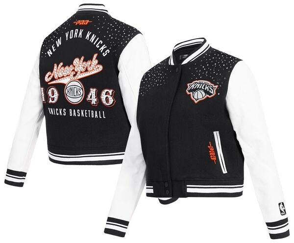 プロスタンダード レディース アウター ジャケット・ブルゾン Pro Standard Women's New Yorknicks Black Legacy Varsity Jacket NoColor ブラック
