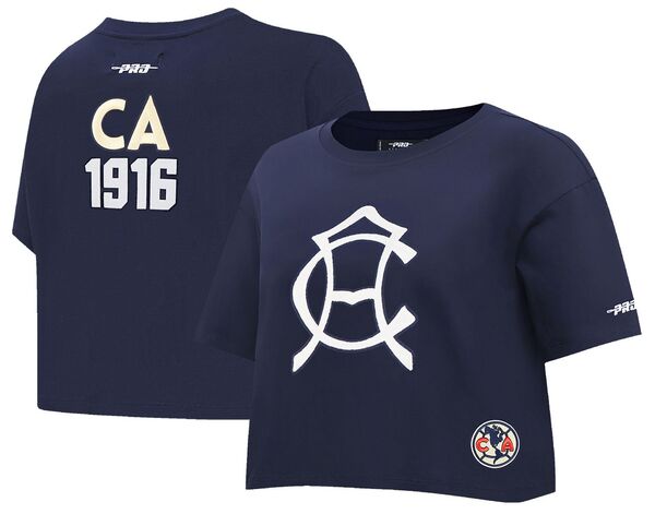 プロスタンダード レディース トップス Tシャツ グラフィック Pro Standard Women Club America Navy Home Graphic Boxy T-Shirt NoColor ネイビー