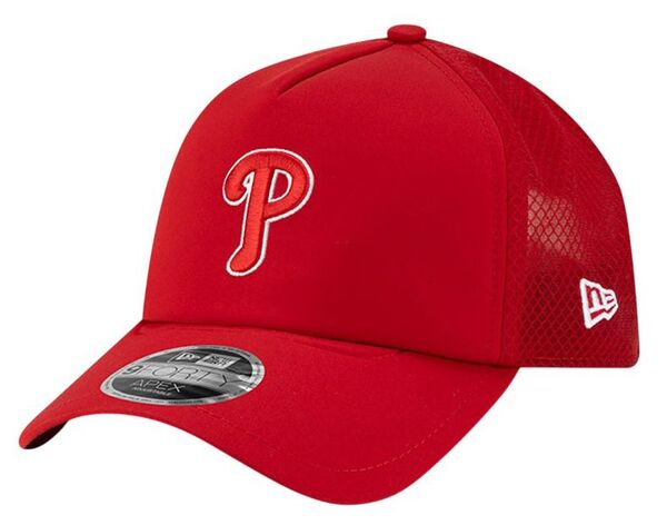 ニューエラ メンズ アクセサリー 帽子 New Eradult Philadelphia Phillies Red Batting Practice Apex 9Forty Adjustable Hat NoColor レッド